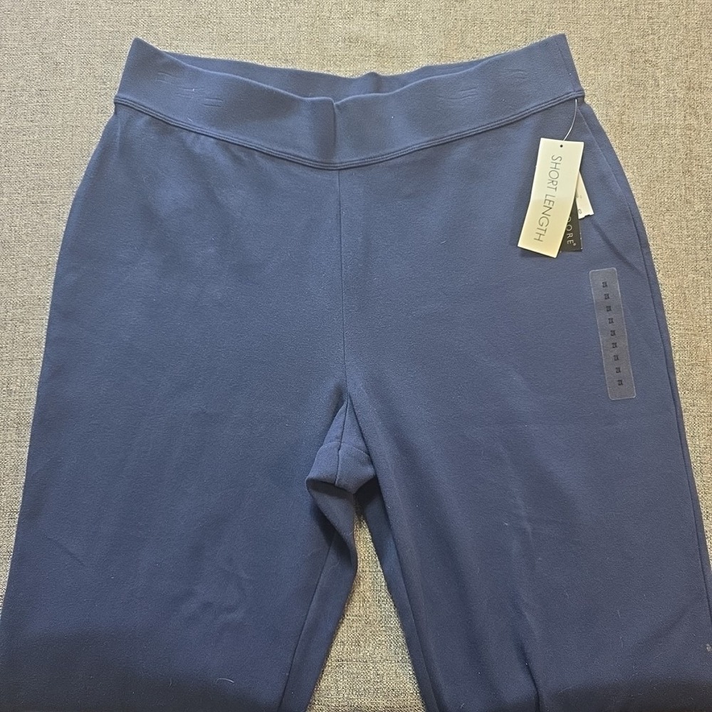 Preswick & Moore Pants Wider Band Womens 2x Blue Short Length
